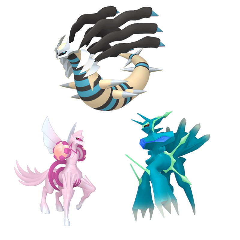 SHINY 6IV Palkia + Dialga + Giratina 3-PACK For Pokemon Scarlet & Violet (Nintendo Switch) - Legendary Bundle