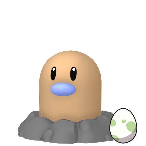 #0050 Diglett Egg - [Scarlet/Violet]