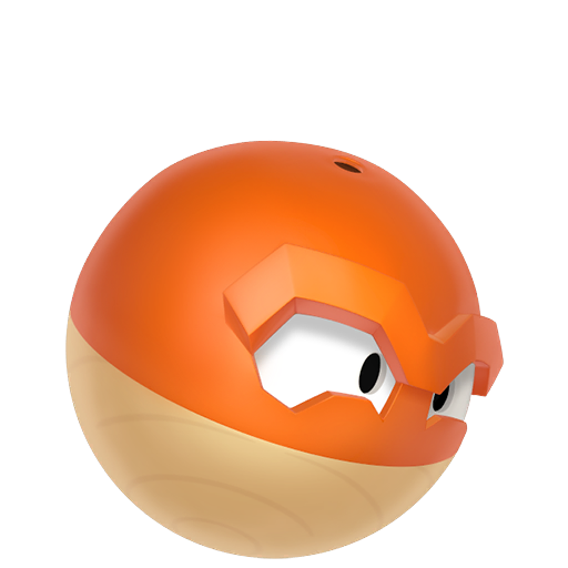 Plush Voltorb Hisui Form Color Collection Orange Pokémon - Meccha
