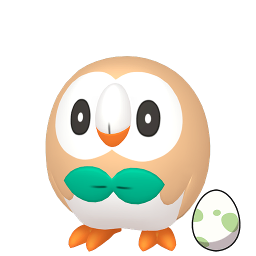 #0722 Rowlet Egg - [Scarlet/Violet]