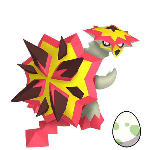 #0776 Turtonator Egg - [Sword Shield]