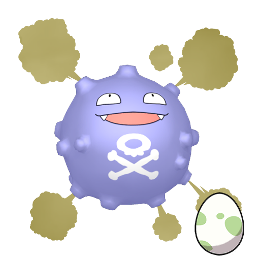 #0109 Koffing Egg - [Sword Shield]