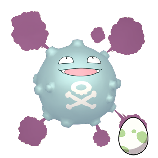 #0109 Koffing Egg - [Sword Shield]