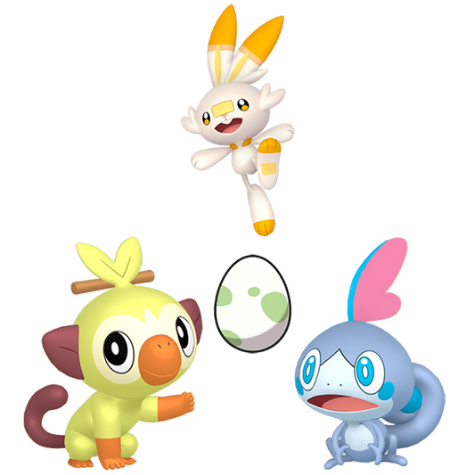 Galar Starters Egg Bundle - [Sword Shield]