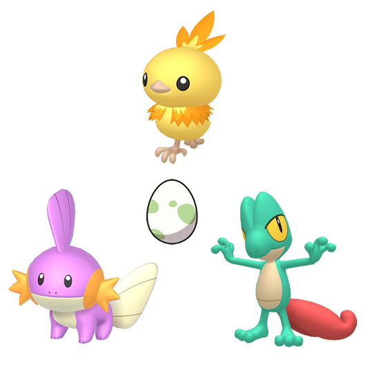 Hoenn Starters Egg Bundle - [Sword Shield]