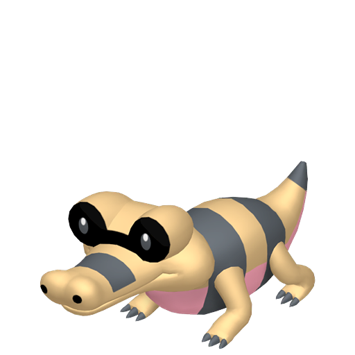 #0551 Sandile - [Scarlet/Violet]